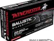 Winchester Supreme, 22-250 Remington, 50Gr Ballistic Silvertip - 20 Rounds. This aerodynamic, polymer-tipped boattail bullet design provides long-range accuracy, rapid expansion and superior on-target performance. Winchester Ballistic Silvertips combines
