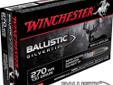 Winchester Supreme, 270 Winchester, 130Gr Ballistic Silvertip - 20 Rounds. This aerodynamic, polymer-tipped boattail bullet design provides long-range accuracy, rapid expansion and superior on-target performance. Winchester Ballistic Silvertips combines