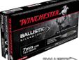 Winchester Supreme, 7mm WSM, 140Gr Ballistic Silvertip - 20 Rounds. This aerodynamic, polymer-tipped boattail bullet design provides long-range accuracy, rapid expansion and superior on-target performance. Winchester Ballistic Silvertips combines proven