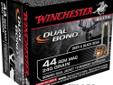 Winchester Supreme Elite DualBond, 44 Remington, 240Gr Hollow Point, 20 Rounds. Considered one of the most innovative products in Winchester Ammunition history, the Supreme Elite Dual Bond bullet features an outer jacket which is designed for maximum