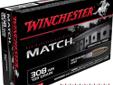 Winchester Supreme Match 308 Winchester, 168Gr Sierra MatchKing BTHP - 20 Rounds. Winchester Supreme Centerfire Rifle Ammunition stands as the most technologically advanced line of centerfire rifle ammunition in history - a history 127 years in the