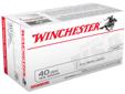 Description: Value PackCaliber: 40 S&WGrain Weight: 165GrModel: USAType: Full Metal JacketUnits per Box: 100Units per Case: 500
Manufacturer: Winchester Ammo
Model: USA40SWVP
Condition: New
Availability: In Stock
Source: