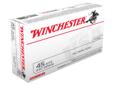 Caliber: 45 ACPGrain Weight: 230GrModel: USAType: Full Metal JacketUnits per Box: 50Units per Case: 500
Manufacturer: Winchester Ammo
Model: Q4170
Condition: New
Price: $21.94
Availability: In Stock
Source: