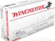 Winchester USA Ammo, 40 Smith & Wesson, 180Gr Full Metal Jacket - 50 Rounds. Winchester has set the world standard in superior handgun ammunition performance and innovation for more than a century. And to millions of hunters and shooters worldwide, the