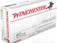 Winchester USA Ammo, 40 Smith & Wesson, 180Gr Jacketed Hollow Point - 50 Rounds. Winchester has set the world standard in superior handgun ammunition performance and innovation for more than a century. And to millions of hunters and shooters worldwide,
