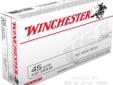 Winchester USA Ammunition, 45ACP, 230Gr Full Metal Jacket - 50 Rounds. Winchester has set the world standard in superior handgun ammunition performance and innovation for more than a century. The USA Line of ammunition is specifically designed with the