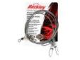 "
Berkley 1011679 Wire-Wound Steelon Leaders 6"" 30 lbs, Bright
McMahon swivel and super strong cross-lok snap on a hand wound leader.
Specifications:
- Quantity: 3
- Line Pound Test: 30
- Size: 6in.
- Color: Bright "Price: $0.77
Source:
