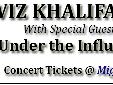 Wiz Khalifa & Tyga 2014 Tour Concert in Cuyahoga Falls, Ohio
Concert at the Blossom Music Center on Friday, August 8, 2014 at 6:00 PM
Wiz Khalifa has scheduled a very special concert in Cuyahoga Falls, Ohio on Friday, August 8, 2014 on his 3rd annual