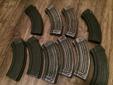Want to sell a 14 mag lot of ak mags, all function flawlessly. 10 steel surplus mags, 2 tapco mags, 1 korean steel mag, 1 promag.
$150 firm, will not split up.
619 840 6363