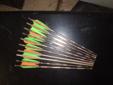 I have 10 Easton Camo aluminum, 16" Crossbow bolts. These are as new, with perfect vanes, and inserts.
Easton Gamegetter II 2219 16" crossbow arrows. Paid $75.00 $50.00 firm. My loss your gain.
These are too short for my needs. Will sell or trade for