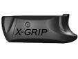 X-Grip Glock 26-27 Magazine Grip Adapter - Black. The XGRIP adapts the G17 or G22 hi capacity magazine for use in the Glock 26-27 incorporating the larger magazine into the grip, and increasing the guns capacity. Law enforcement and military personnel can