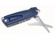 "
Buck Knives 732BLS X-Tract Fin, Blue
One-handed, convenient and multi-purpose. All of the tools in the X-Tractâ¢ are accessed with one hand and lock open for safety and convenience. This tool features a non-slip grip and new spring-loaded scissors for