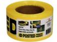 "
Radians BTPY1PO-40 Yellow / Posted Private Property
Radians Posted Private Property Safety Tape
Often-times property owners want a solution for posting boundaries to their land. With Radians SafeTape you can have a quality durable product to help