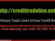 Yes you can Post your own- Primary Tradelines ----------------------------------------------------------------------------- Yes you can Post your own- Primary Tradelines Want An Amazing Legal Tool to Add Primary Trade Lines toYour Credit Report? If You?re