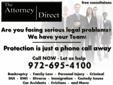 Bankruptcy, Family Law, Personal Injury, Criminal Law, DUI, DWI, Divorce, Immigration, Custody, Car Accidents, Evictions